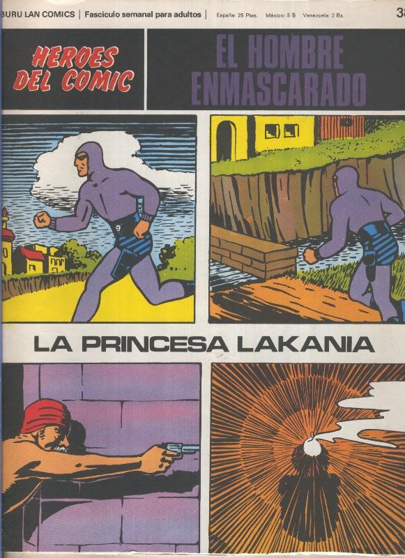 El Hombre Enmascarado numero 38: La princesa Lakania