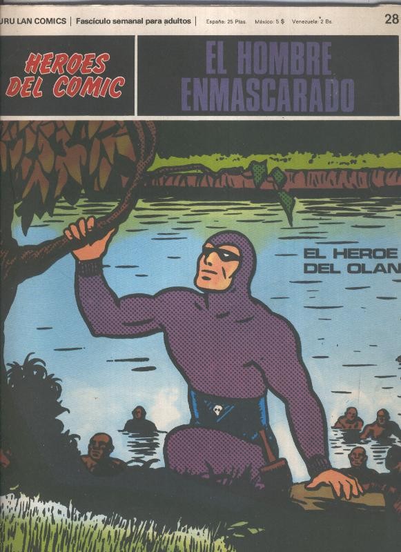 El Hombre Enmascarado numero 28: El heroe del Olan (numerado 2en trasera)