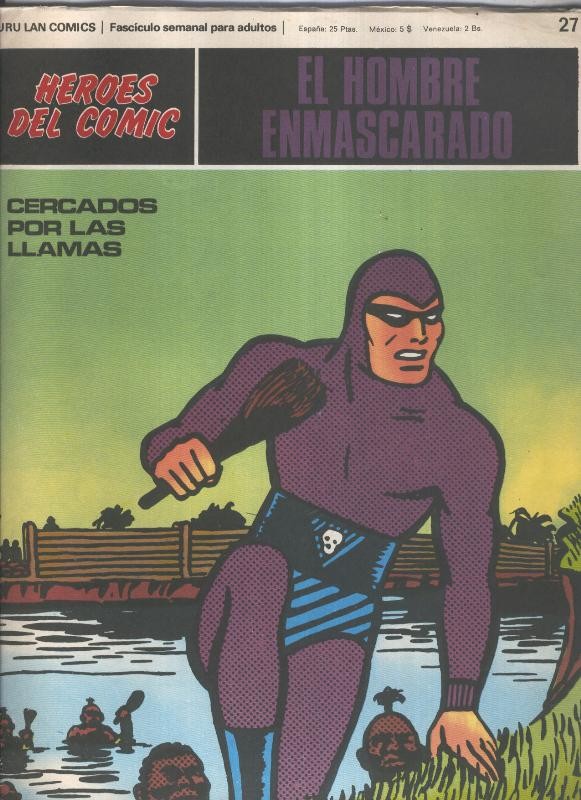 El Hombre Enmascarado numero 27: Cercados por las llamas (numerado 3 en trasera)