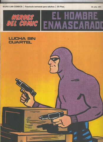 El Hombre Enmascarado numero 26: Lucha sin cuartel (numerado 1 en trasera)