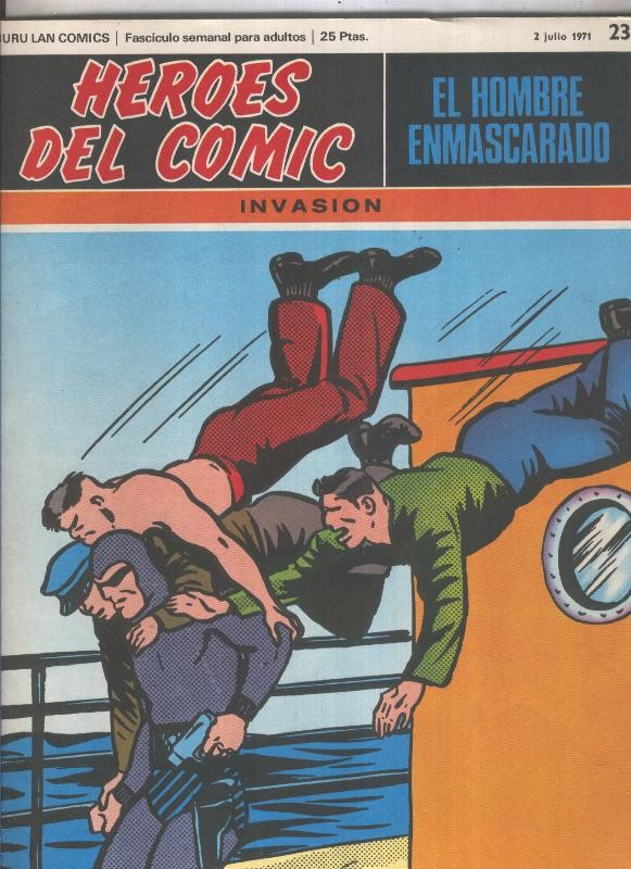 El Hombre Enmascarado numero 23: Invasion (numerado 2 en trasera)