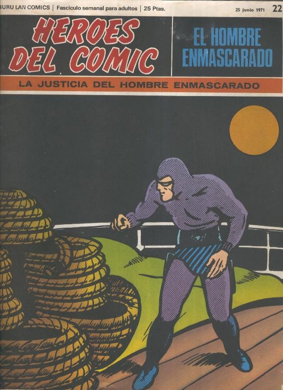 El Hombre Enmascarado numero 22: La justicia del hombre enmascarado (numerado 2 en trasera)