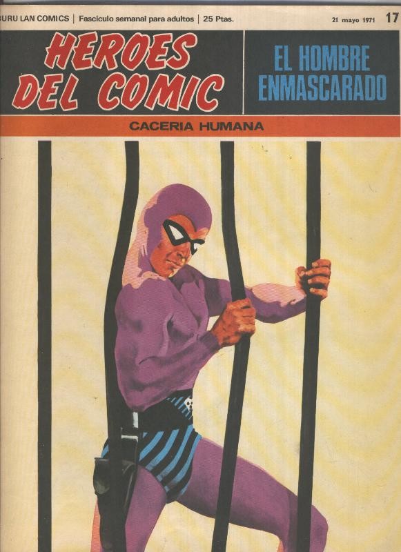 El Hombre Enmascarado numero 17: Caceria humana (numerado 2 en trasera)