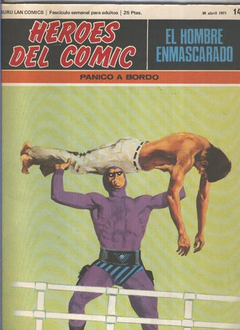 El Hombre Enmascarado numero 14: Panico a bordo (numerado 1 en trasera)