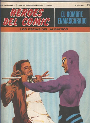 El Hombre Enmascarado numero 13: Los espias del Albatros (numerado 2 en trasera)