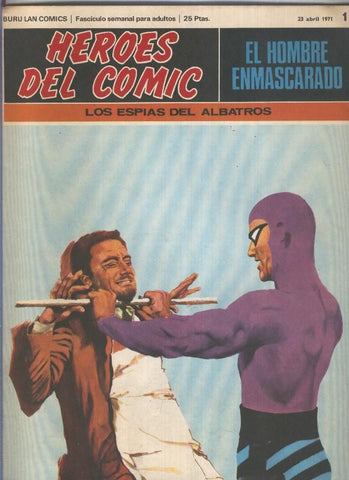 El Hombre Enmascarado numero 13: Los espias del Albatros (numerado 1 en trasera)