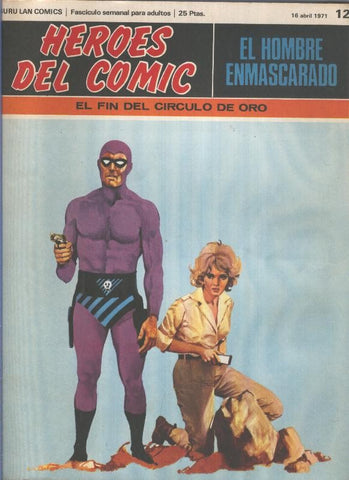 El Hombre Enmascarado numero 12: El fin del circulo de oro (numerado 2 en trasera)