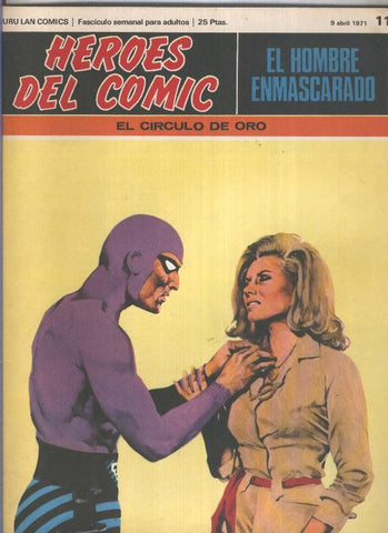 El Hombre Enmascarado numero 11: El circulo de oro (numerado 1 en trasera)