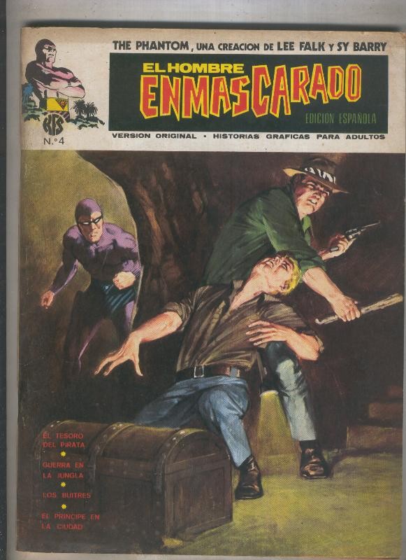 El Hombre Enmascarado volumen 1 numero 04 (numerado 1 en trasera)