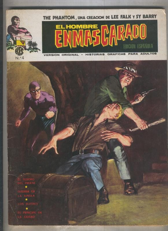 El Hombre Enmascarado volumen 1 numero 04 (numerado 4 en trasera)