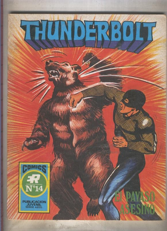 Thunderbolt numero 14: El payaso asesino (numerado 2 en trasera)