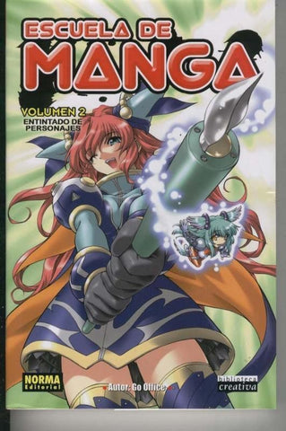 Escuela de Manga volumen 2: entintado de personajes