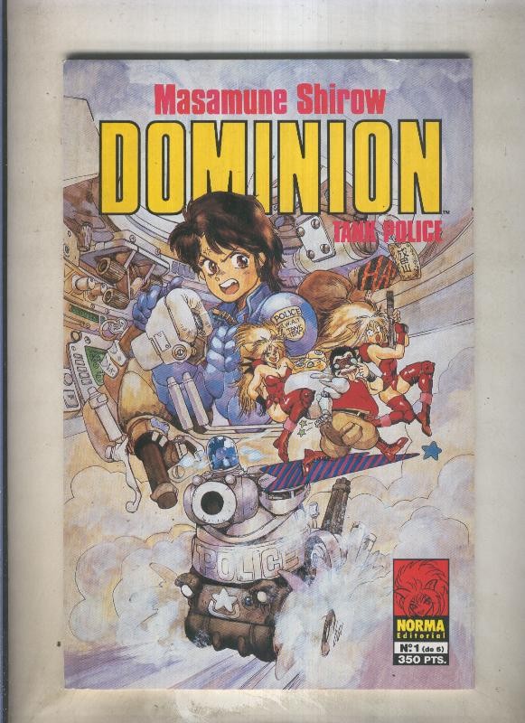 Dominion Tank Police numero 1 (numerado 2 en interior cubierta)