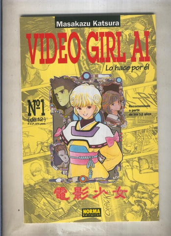 Video Girl Ai numero 01 (numerado 3 en trasera)