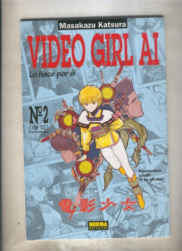 Video Girl Ai numero 02 (numerado 1 en trasera)