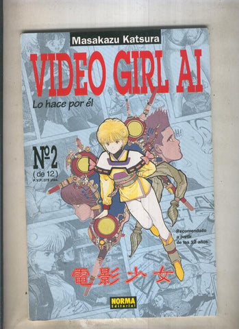 Video Girl Ai numero 02 (numerado 2 en trasera)