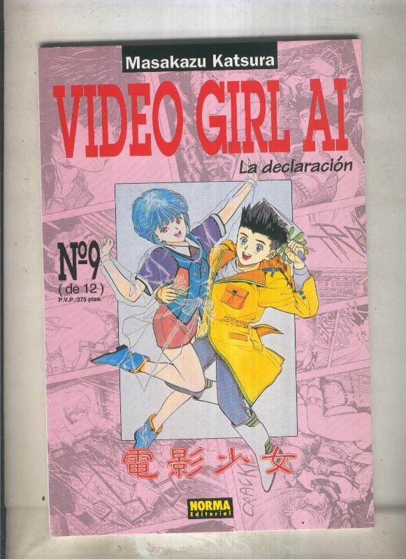 Video Girl Ai numero 09 (numerado 1 en trasera)