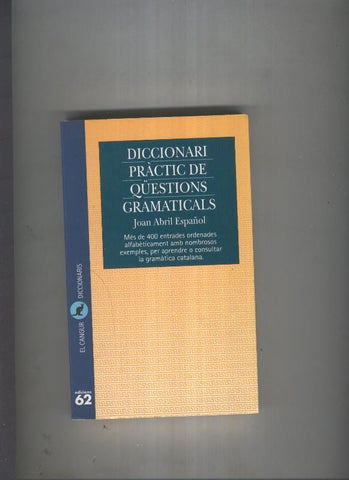 Diccionari practic de questions gramaticals