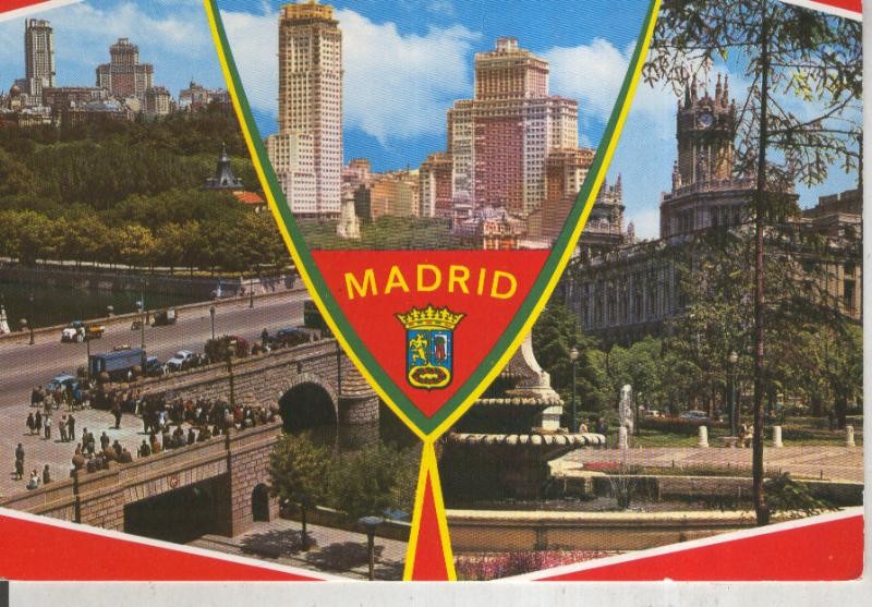 Postal 015928: Vistas varias de Madrid