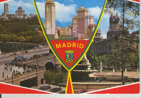 Postal 015928: Vistas varias de Madrid