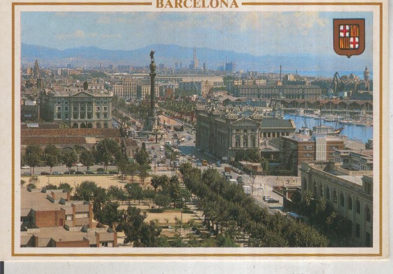 Postal 015941: Paseo de Colon de Barcelona