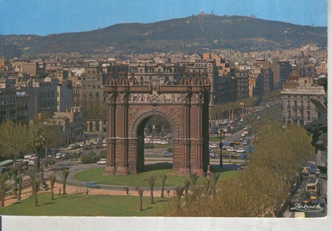Postal 015943: Arco de Triunfo de Barcelona