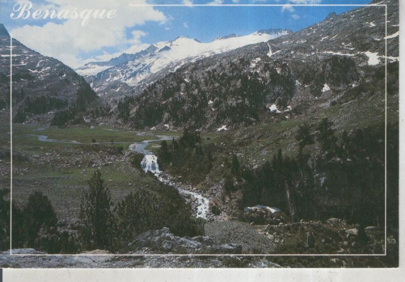 Postal 015950: Glaciar y pico aneto en Benasque en el pirineo aragones