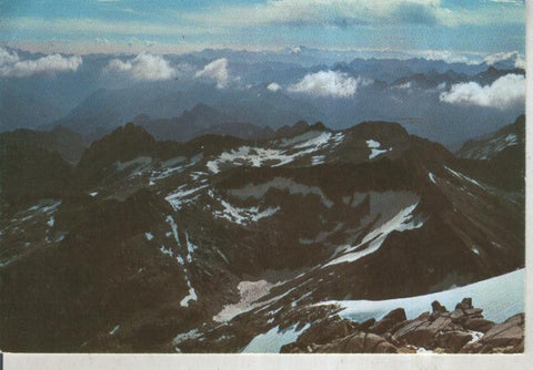 Postal 015952: Benasque y Pirineo Aragones visto desde el Aneto 