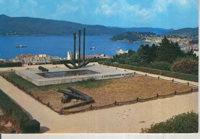 Postal 015973: Monumento a los galeones de Rande de Vigo