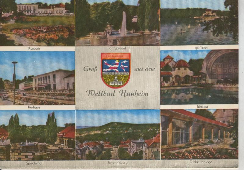 Postal 015984: Vistas varias de Weltbad Nauheim