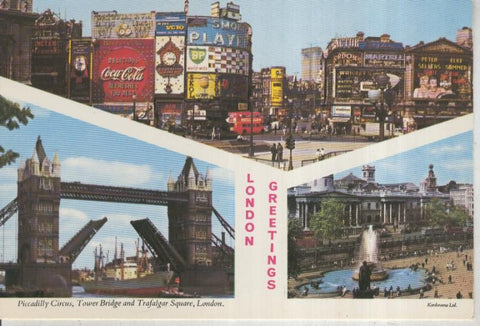Postal 016010: Vistas varias de London, Inglaterrra