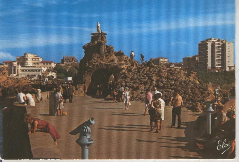 Postal 016013; Explanada de la Virgen en Biarritz