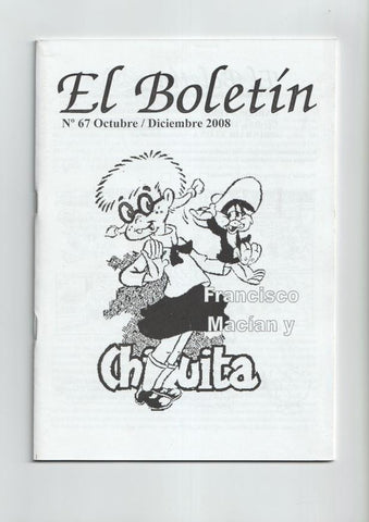 El Boletin trimestral numero 067: Francisco Macian y Chiquita