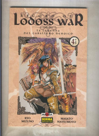 Record Of Lodoss War numero 04 (numerado 2 en interior cubierta)