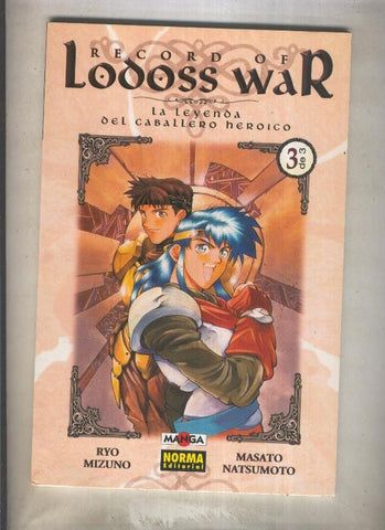Record Of Lodoss War numero 03 (numerado 3 en interior cubierta)