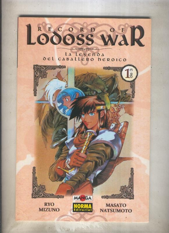 Record Of Lodoss War numero 01 (numerado 1 en interior cubierta)
