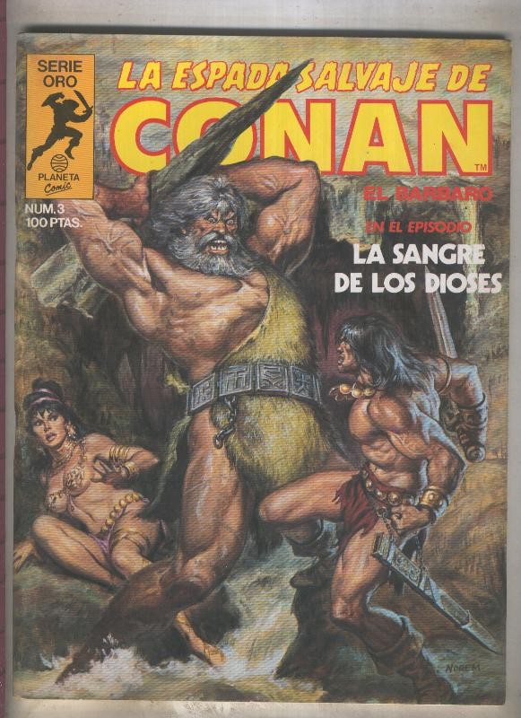 La Espada Salvaje de Conan primera edicion numero 003 (numerado 3 en trasera)
