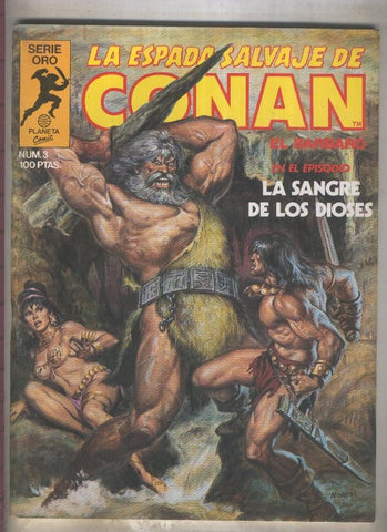 La Espada Salvaje de Conan primera edicion numero 003 (numerado 3 en trasera)