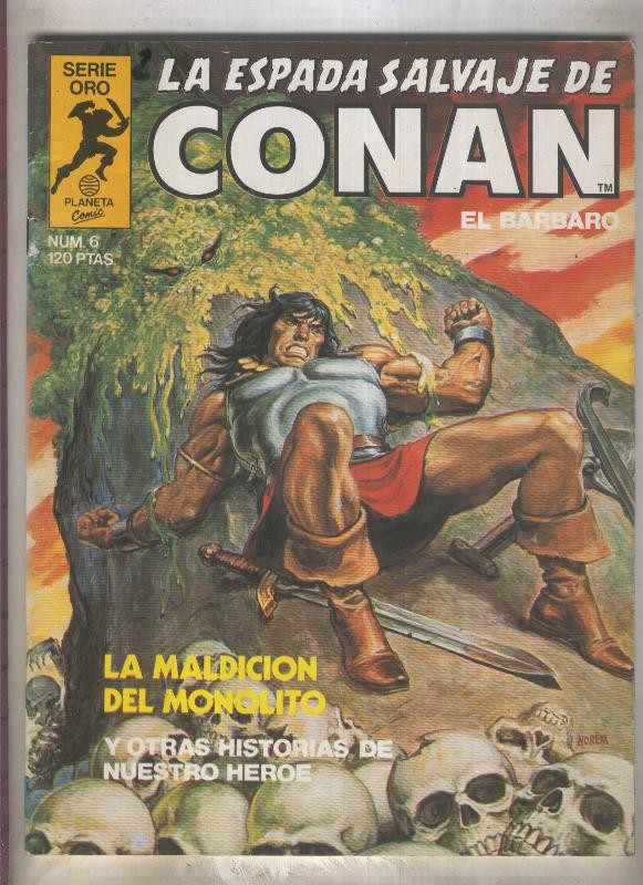 La Espada Salvaje de Conan primera edicion numero 006 (numerado 1 en trasera)