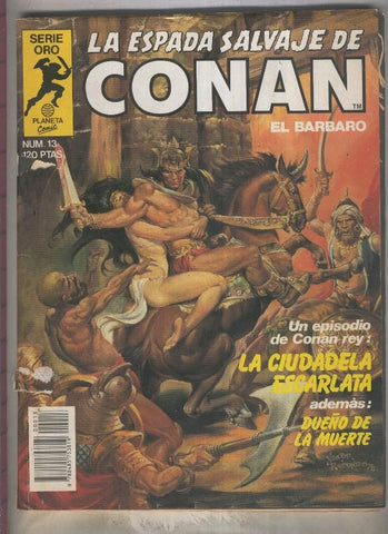 La Espada Salvaje de Conan primera edicion numero 013 (numerado 2 en trasera)