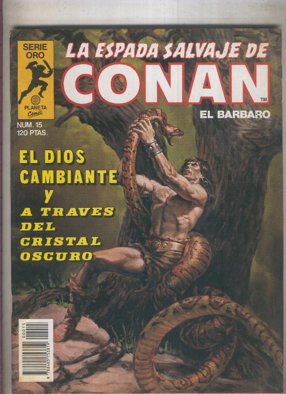 La Espada Salvaje de Conan primera edicion numero 015 (numerado 1 en trasera)