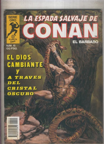La Espada Salvaje de Conan primera edicion numero 015 (numerado 1 en trasera)
