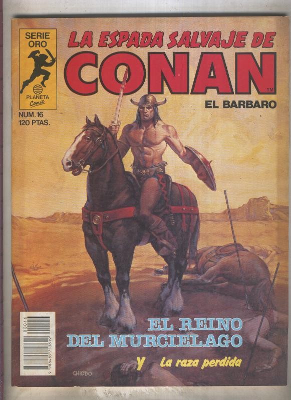 La Espada Salvaje de Conan primera edicion numero 016 (numerado 1 en trasera)