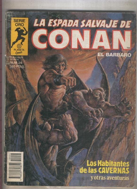 La Espada Salvaje de Conan primera edicion numero 024 (numerado 2 en interior cubierta)