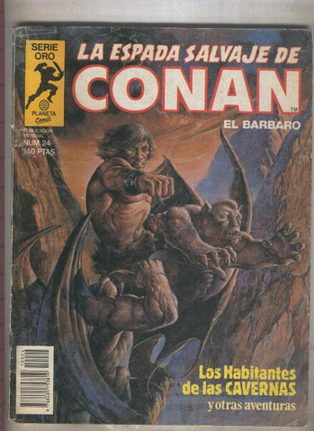 La Espada Salvaje de Conan primera edicion numero 024 (numerado 2 en interior cubierta)