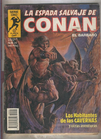 La Espada Salvaje de Conan primera edicion numero 024 (numerado 1 en interior cubierta)
