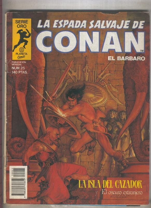 La Espada Salvaje de Conan primera edicion numero 025 (numerado 2 en trasera)