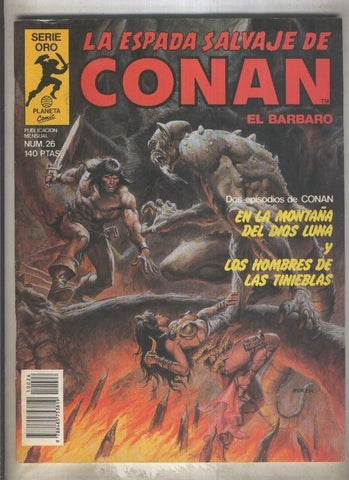 La Espada Salvaje de Conan primera edicion numero 026 (numerado 1 en trasera)