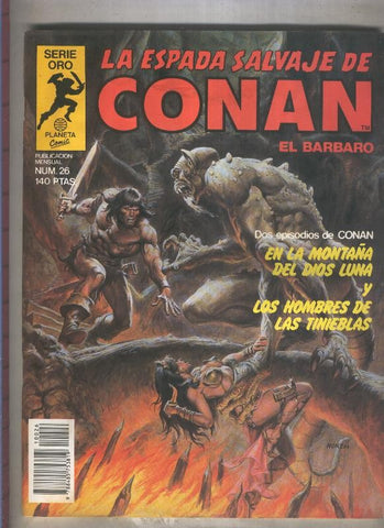 La Espada Salvaje de Conan primera edicion numero 026 (numerado 2 en trasera)