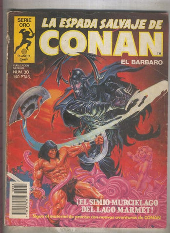 La Espada Salvaje de Conan primera edicion numero 030 (numerado 1 en trasera)